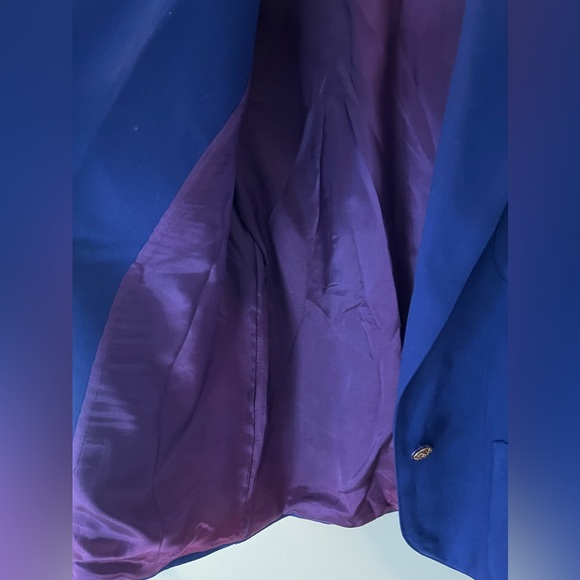 Vintage Royal Blue Country Club Style Blazer - Picture 9 of 11